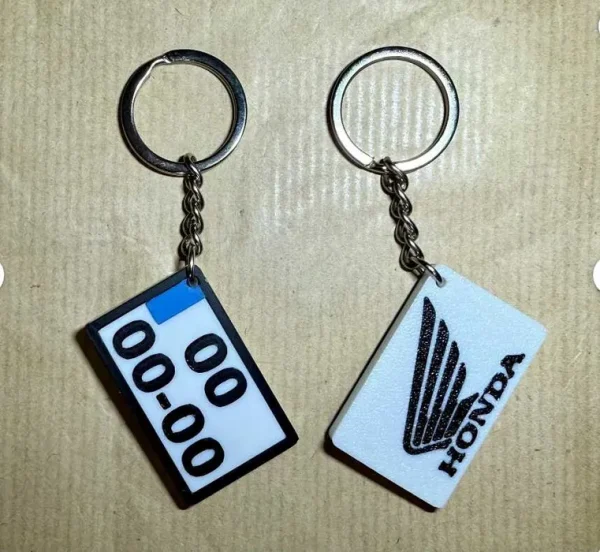 Porta-Chaves Personalizado para Motas – Com Matrícula e Logótipo - Image 5