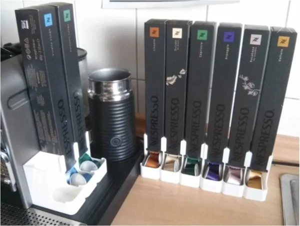 Suporte 3D para Cápsulas Nespresso – Organizador Vertical em Impressão 3D