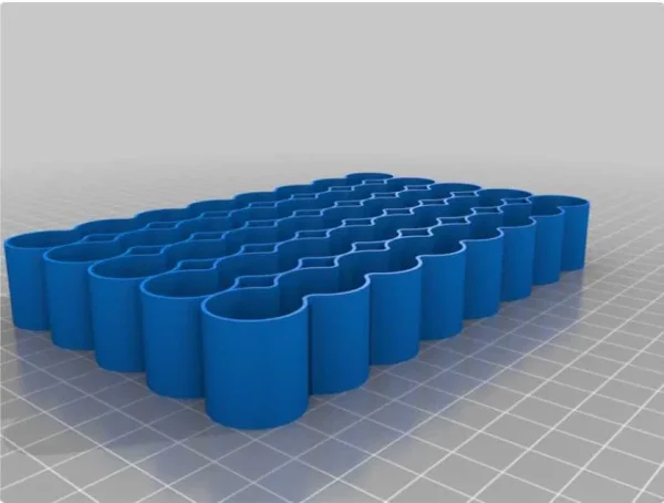Caixa Organizadora para 40 Baterias 18650 – Impressão 3D Resistente - Image 2