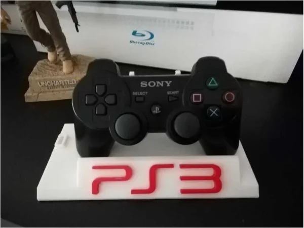 Suporte Comando PS3 – Compatível DualShock | Impresso em 3D