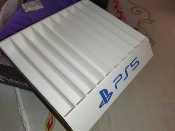 Suporte Jogos PS5 – Organização 3D Elegante - Image 3